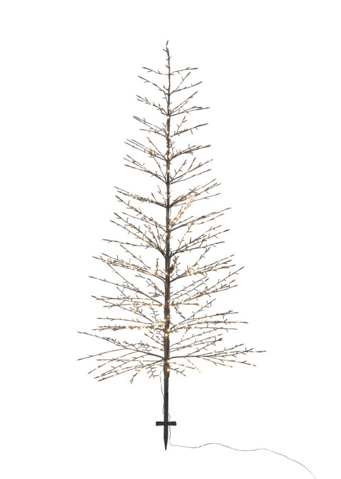 Juletre Basis 1120 LED m/blink brun 180 cm